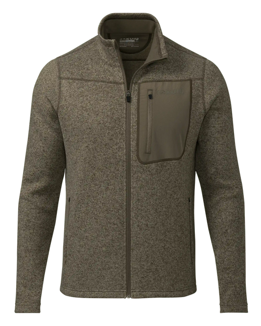Base Camp Full Zip Sweater | Ash Heather