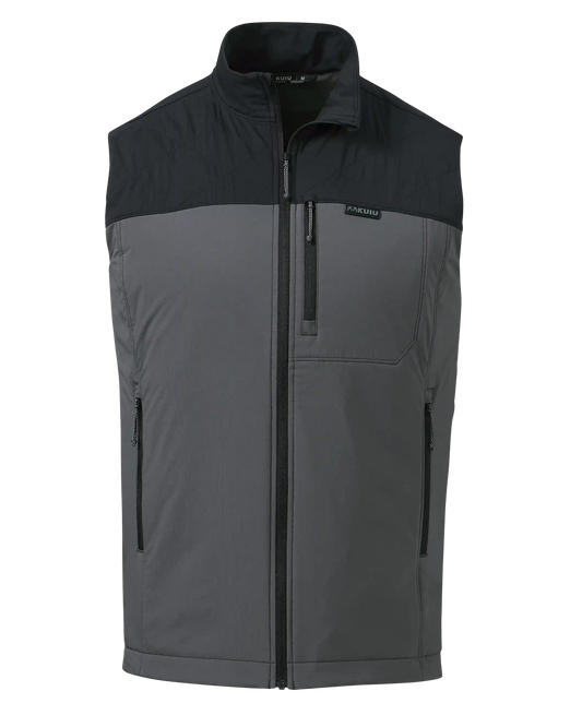 Transit Packable Vest | Black/Gunmetal