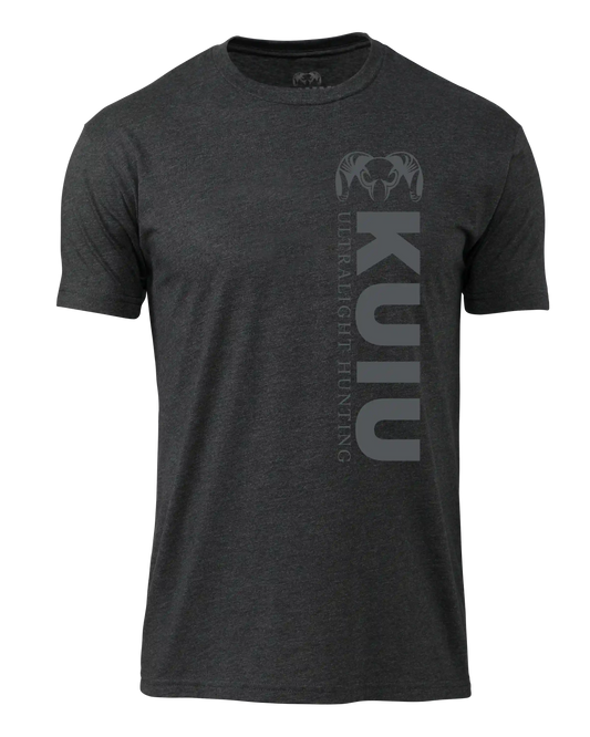KUIU Solid Vertical T-Shirt | Charcoal