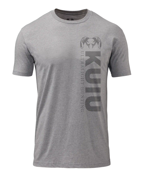 KUIU Solid Vertical T-Shirt | Heather Grey