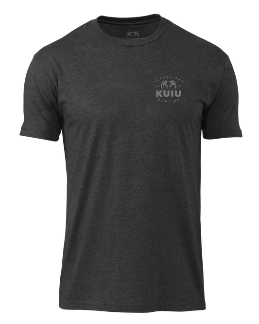 KUIU Ultralight Chest Logo T-Shirt | Charcoal