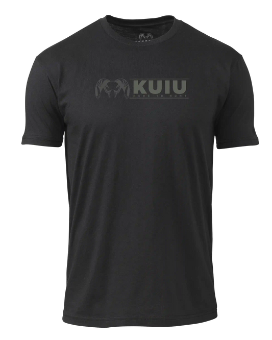 KUIU Here to Hunt Logo T-Shirt | Black