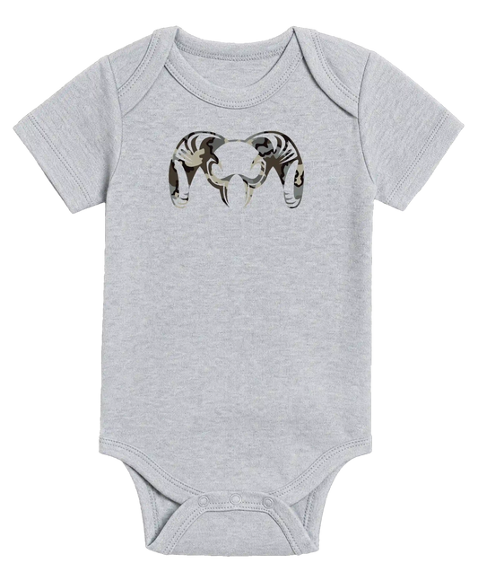 KUIU Vias Ram Baby One-Piece | Heather Grey