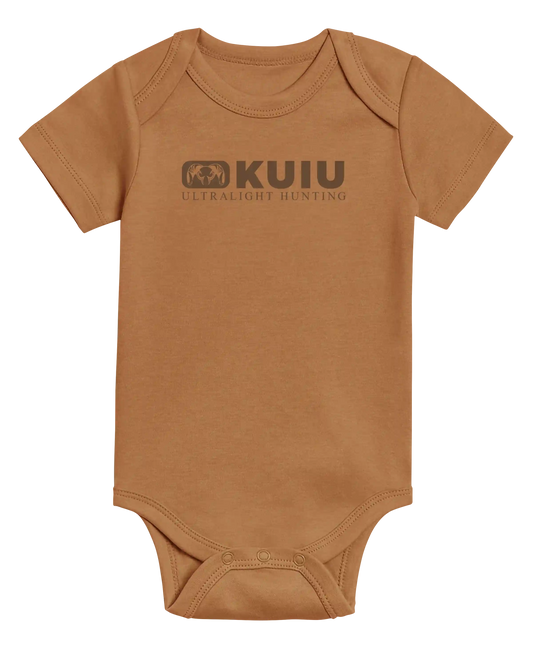 KUIU Block Logo Baby One-Piece | Chai