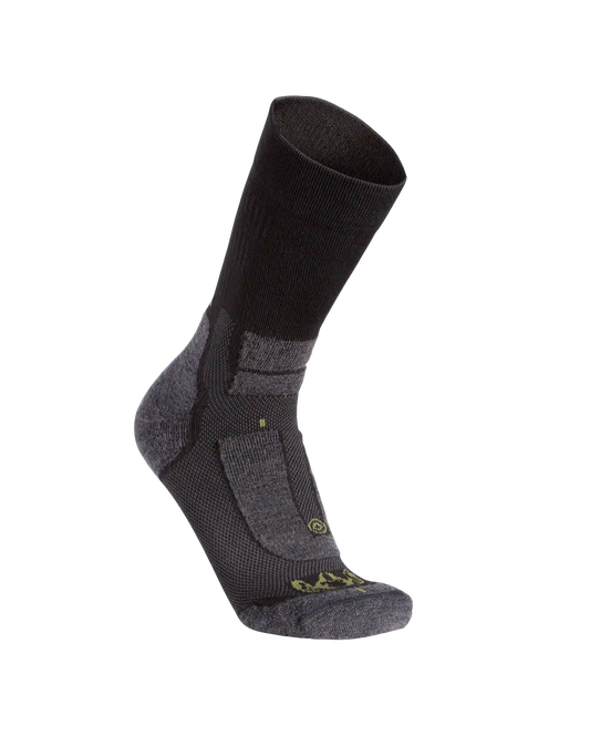 StrongWool Hybrid Crew Sock | Grey Green