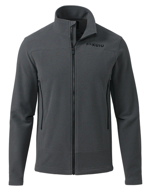 Border Fleece Full Zip | Gunmetal